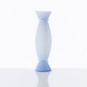 Venini - Vaso Acco - Vetro Soffiato - Iceberg, Lattimo