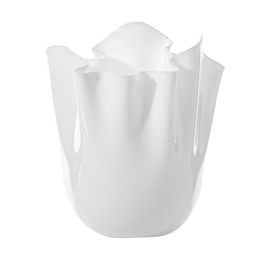 Venini - Fazzoletto Lattimo - Vetro Soffiato - Design Fulvio Bianconi