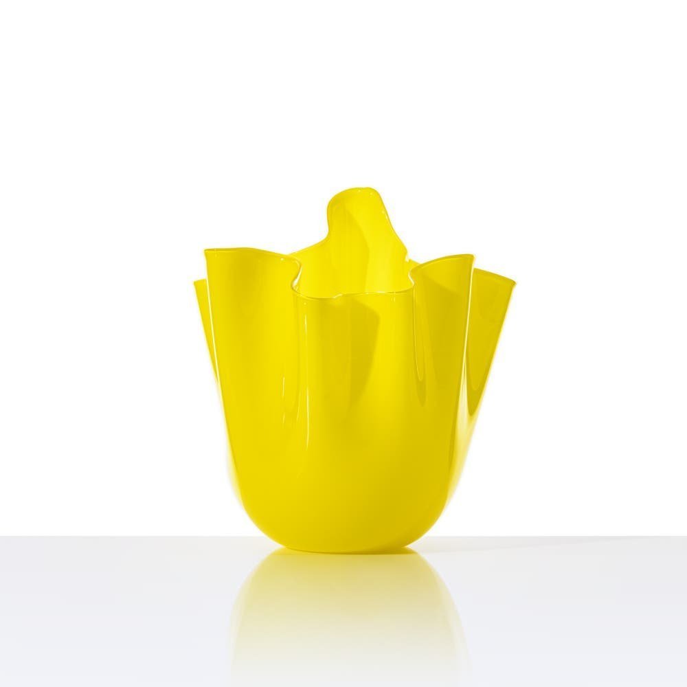 Venini - Fazzoletto Ginkgo Biloba - Vetro Soffiato - Design Iconico