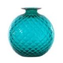 Venini - Monofiori Balloton - Vetro Paraiba - Lavorazione Soffiata