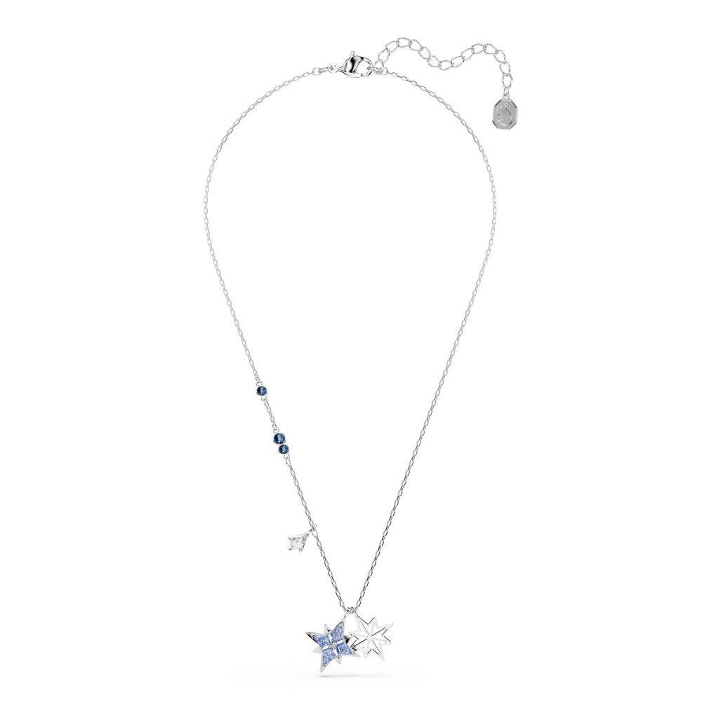 Swarovski - Pendente Symbolica - Cristalli Blu - Placcatura Rodio