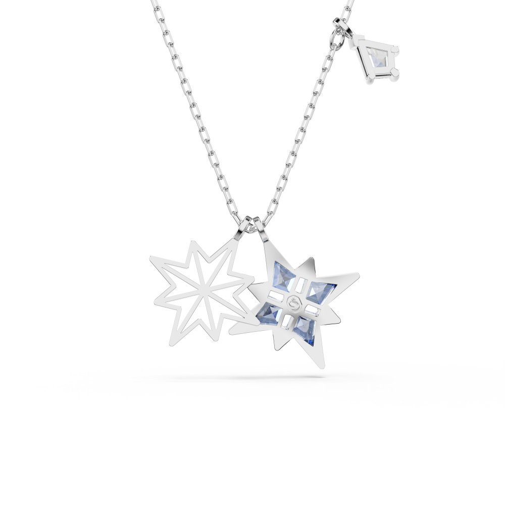 Swarovski - Pendente Symbolica - Cristalli Blu - Placcatura Rodio