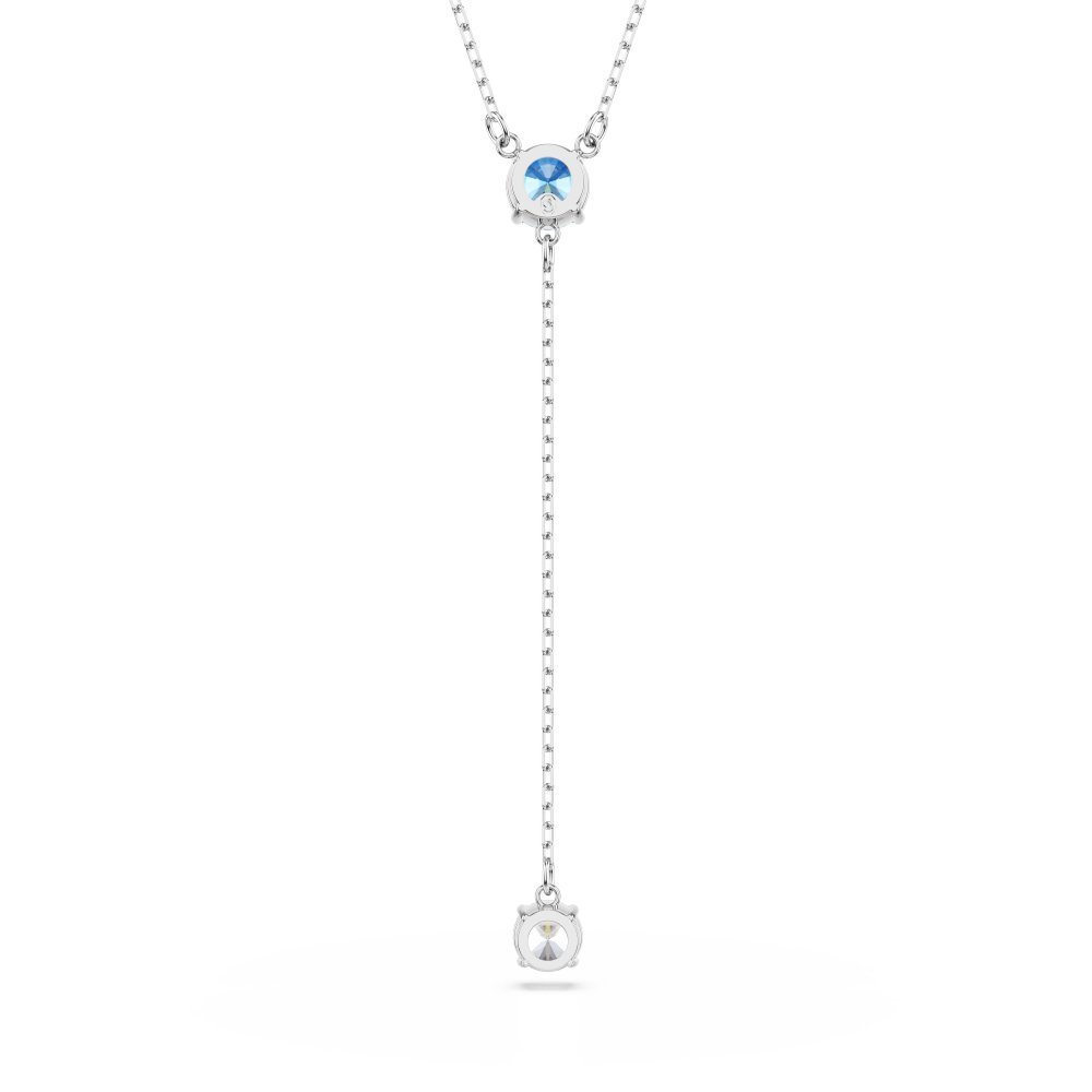 Swarovski - Collana Stilla A Y - Cristallo Blu - Placcato Rodio