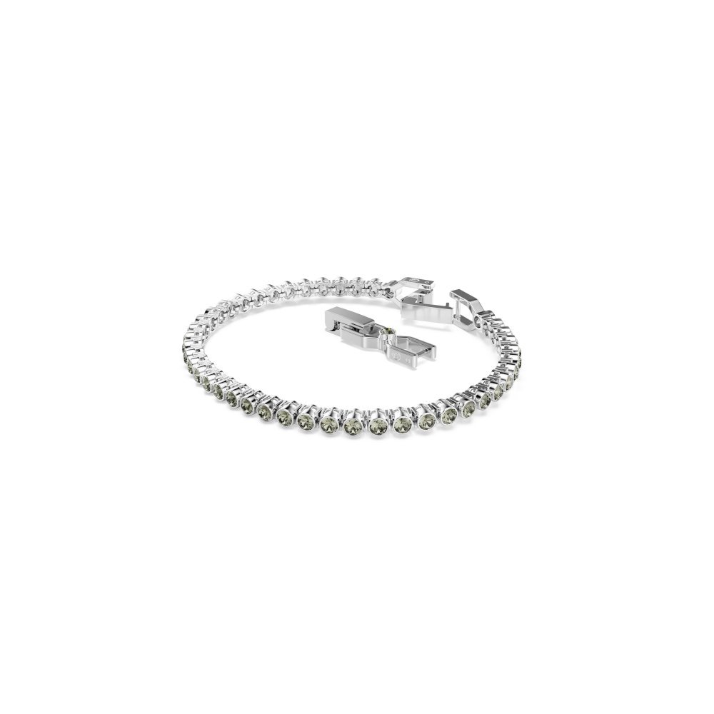 Swarovski - Bracciale Tennis Imber Emily - Cristalli Neri - Rodio