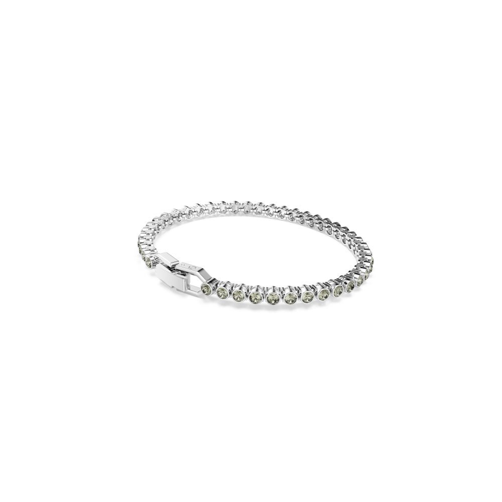 Swarovski - Bracciale Tennis Imber Emily - Cristalli Neri - Rodio