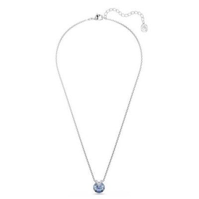 Swarovski - Pendente Bella V - Cristallo Blu - Placcatura Rodio