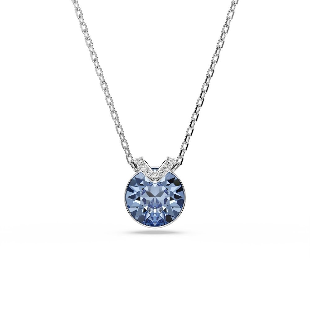 Swarovski - Pendente Bella V - Cristallo Blu - Placcatura Rodio