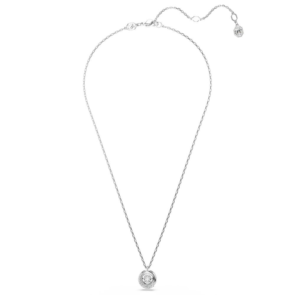 Swarovski - Pendente Dextera Round - Cristalli - Placcato Rodio