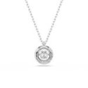 Swarovski - Pendente Dextera Round - Cristalli - Placcato Rodio