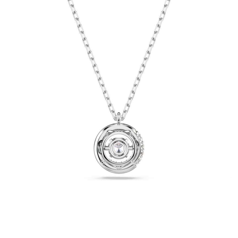 Swarovski - Pendente Dextera Round - Cristalli - Placcato Rodio