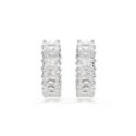 Swarovski - Orecchini Matrix - Zirconia Bianchi - Placcatura Rodio
