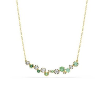 Swarovski - Collana Constella - Placcato Oro - Cristalli Verdi