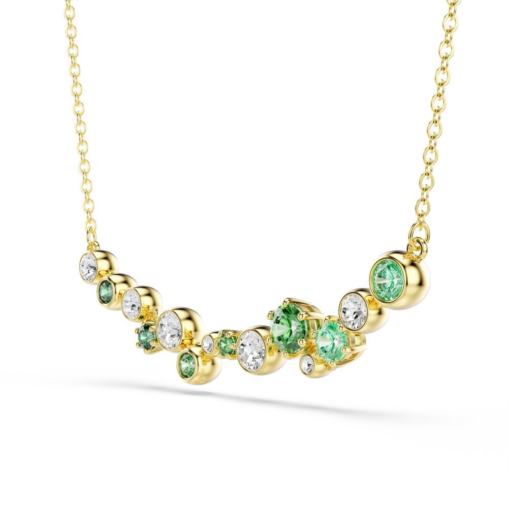 Swarovski - Collana Constella - Placcato Oro - Cristalli Verdi