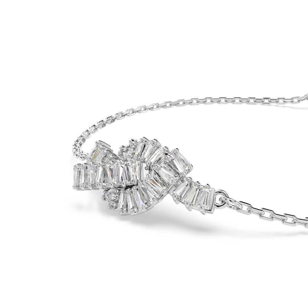 Swarovski - Braccialetto Matrix - Zirconia Bianca - Placcato Rodio