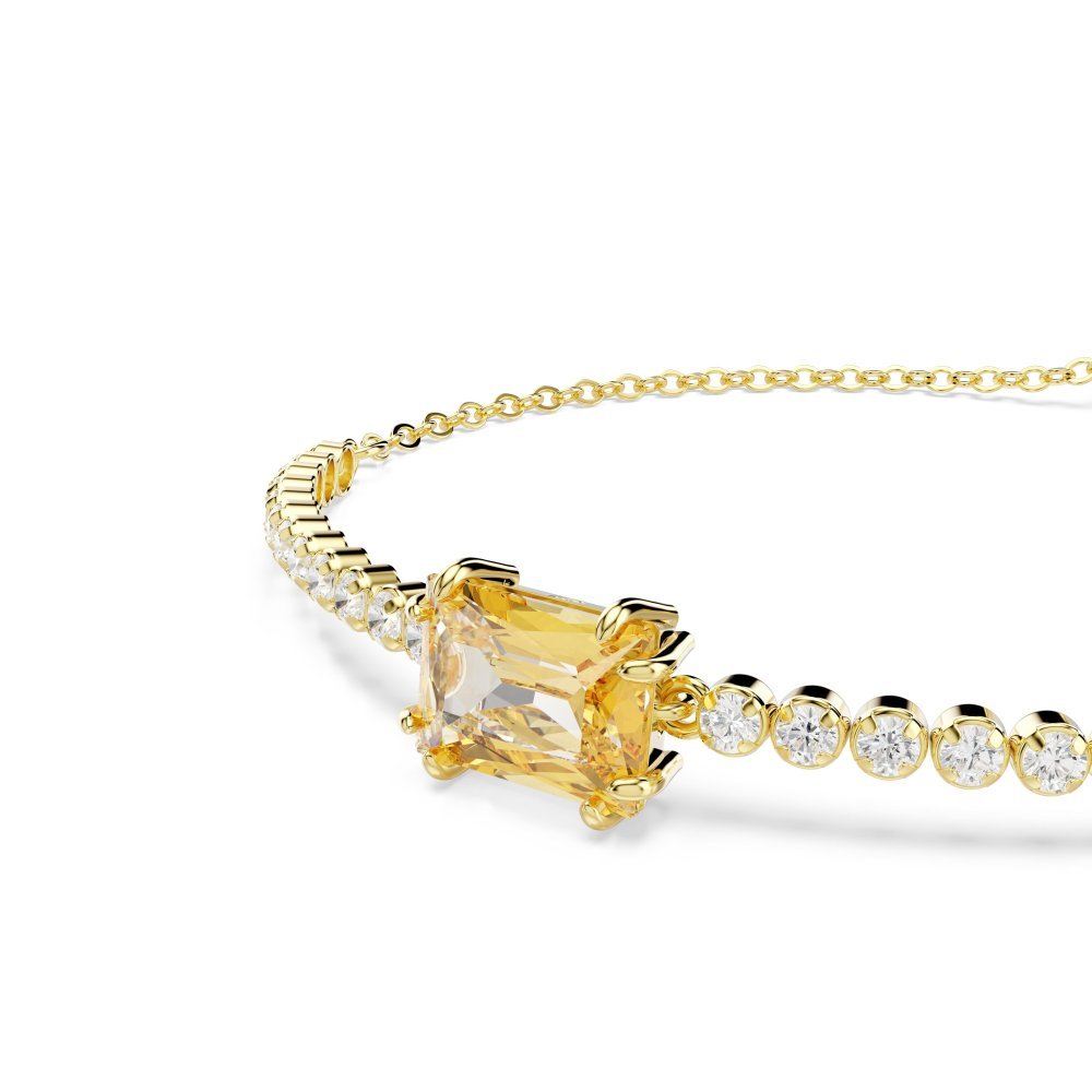 Swarovski - Bracciale Tennis Matrix - Zirconia Caramello - Oro