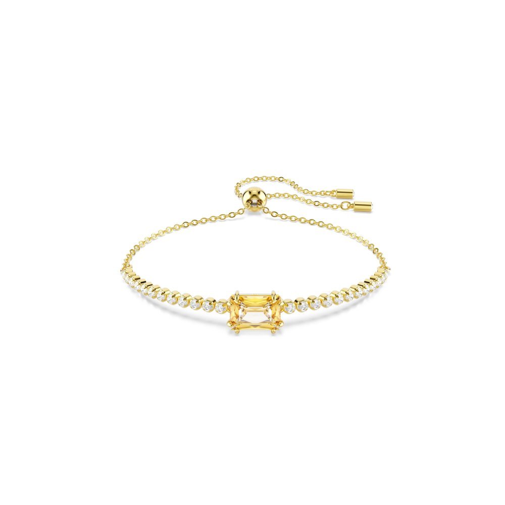 Swarovski - Bracciale Tennis Matrix - Zirconia Caramello - Oro