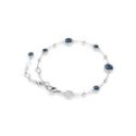 Swarovski - Braccialetto Imber - Cristalli Blu - Placcato Rodio