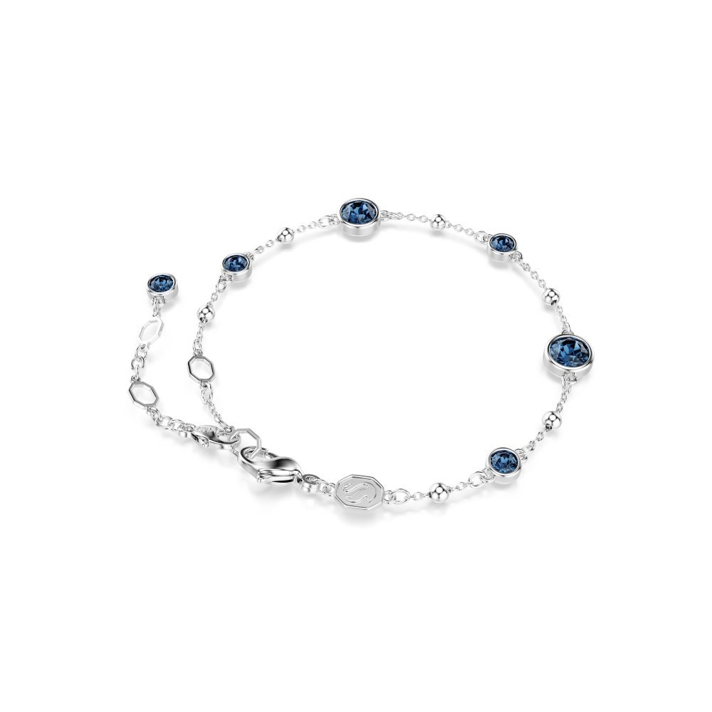 Swarovski - Braccialetto Imber - Cristalli Blu - Placcato Rodio