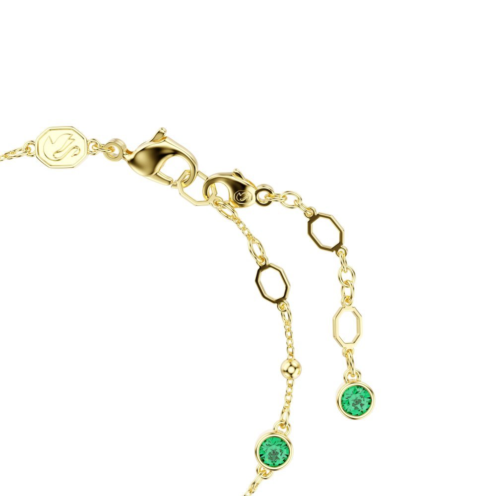 Swarovski - Braccialetto Imber - Cristalli Verdi - Placcato Oro