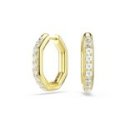 Swarovski - Orecchini Dextera Octagon - Cristalli Bianchi - Placcato Oro