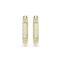Swarovski - Orecchini Dextera Octagon - Cristalli Bianchi - Placcato Oro