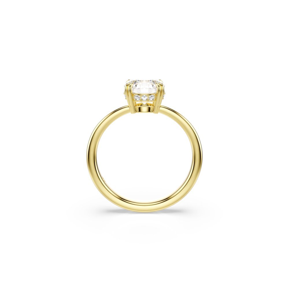 Swarovski - Anello Stilla Attract - Zirconia Bianca - Placcato Oro