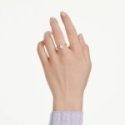 Swarovski - Anello Stilla Attract - Zirconia Bianca - Placcato Oro