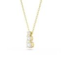 Swarovski - Pendente Stilla Attract - Zirconia Bianca - Placcato Oro
