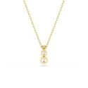 Swarovski - Pendente Stilla Attract - Zirconia Bianca - Placcato Oro