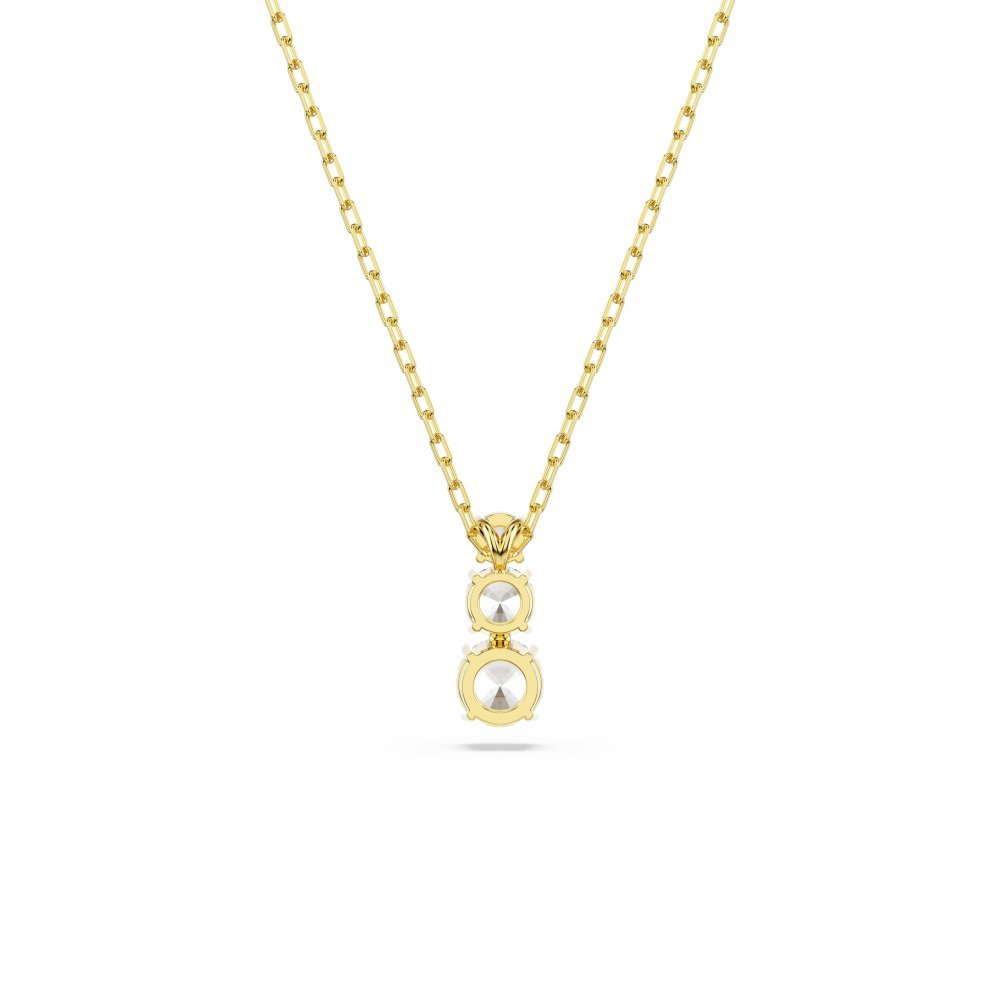 Swarovski - Pendente Stilla Attract - Zirconia Bianca - Placcato Oro