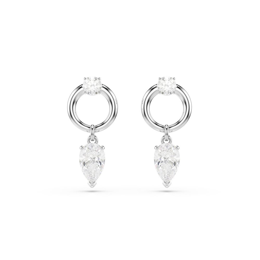 Swarovski - Orecchini Mesmera - Zirconia Bianca - Placcatura Rodio