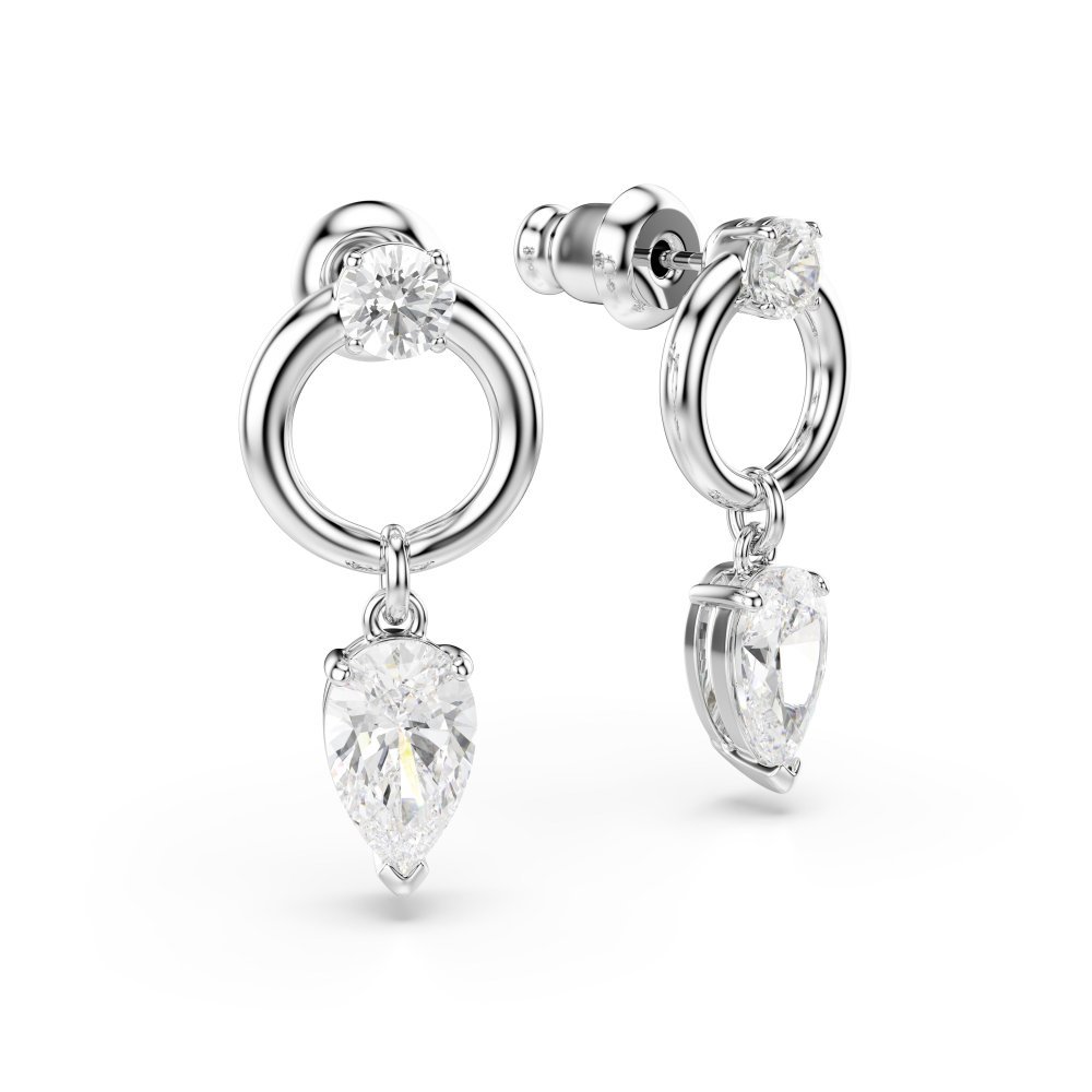 Swarovski - Orecchini Mesmera - Zirconia Bianca - Placcatura Rodio
