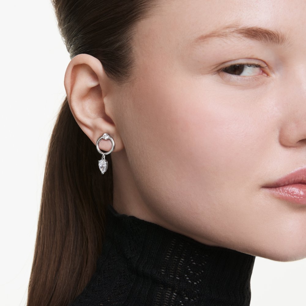 Swarovski - Orecchini Mesmera - Zirconia Bianca - Placcatura Rodio