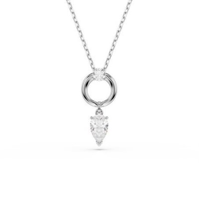 Swarovski - Pendente Mesmera - Zirconia Pear - Placcatura Rodio