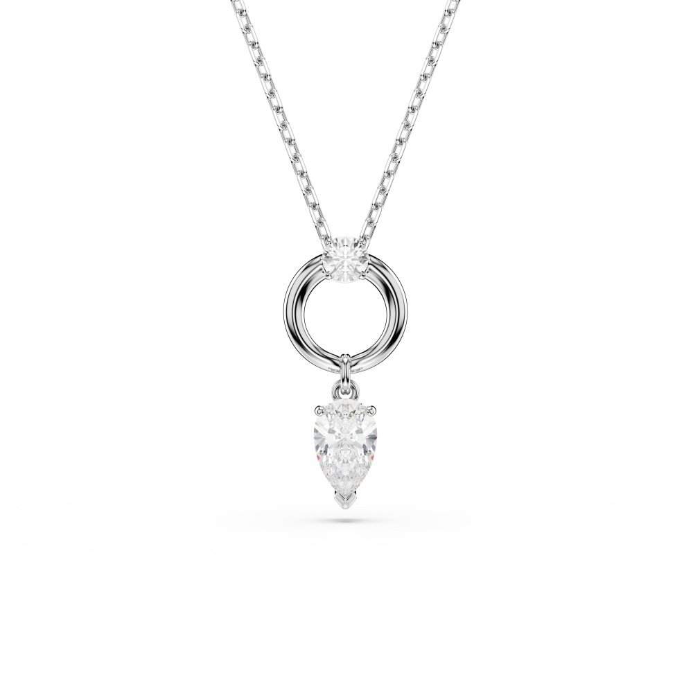 Swarovski - Pendente Mesmera - Zirconia Pear - Placcatura Rodio