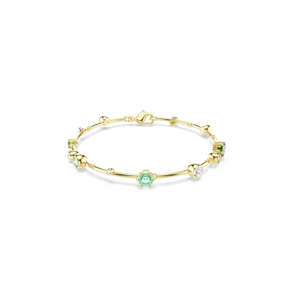 Swarovski - Braccialetto Constella - Verde - Placcato Oro
