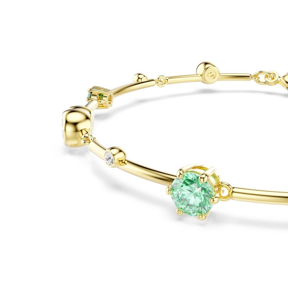 Swarovski - Braccialetto Constella - Verde - Placcato Oro