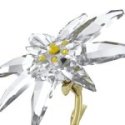 Swarovski - Florere Campana Di Vetro - Cristalli - Color Oro