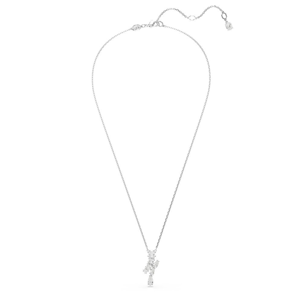 Swarovski - Pendente Matrix - Zirconia Bianca - Placcato Rodio