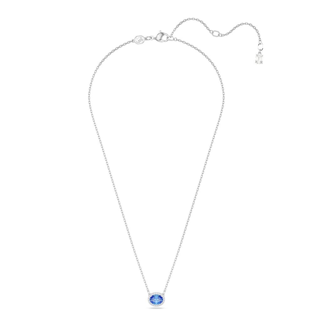 Swarovski - Collana Una Angelic - Zirconia Blu - Placcatura Rodio