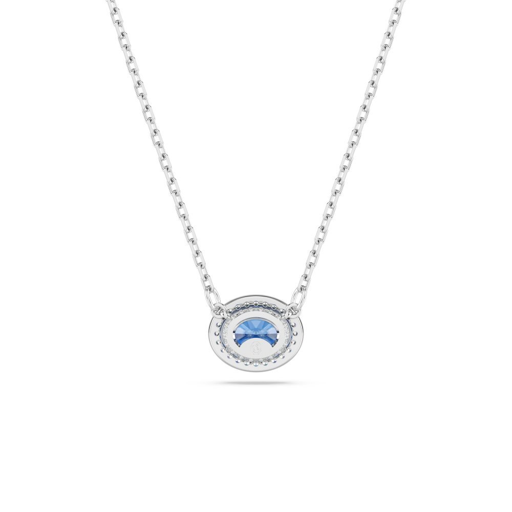 Swarovski - Collana Una Angelic - Zirconia Blu - Placcatura Rodio
