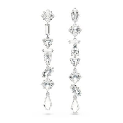 Swarovski - Orecchini Mesmera - Cristalli Bianchi - Placcato Rodio