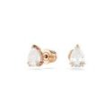 Swarovski - Orecchini Stilla - Zirconia Pear - Oro Rosa