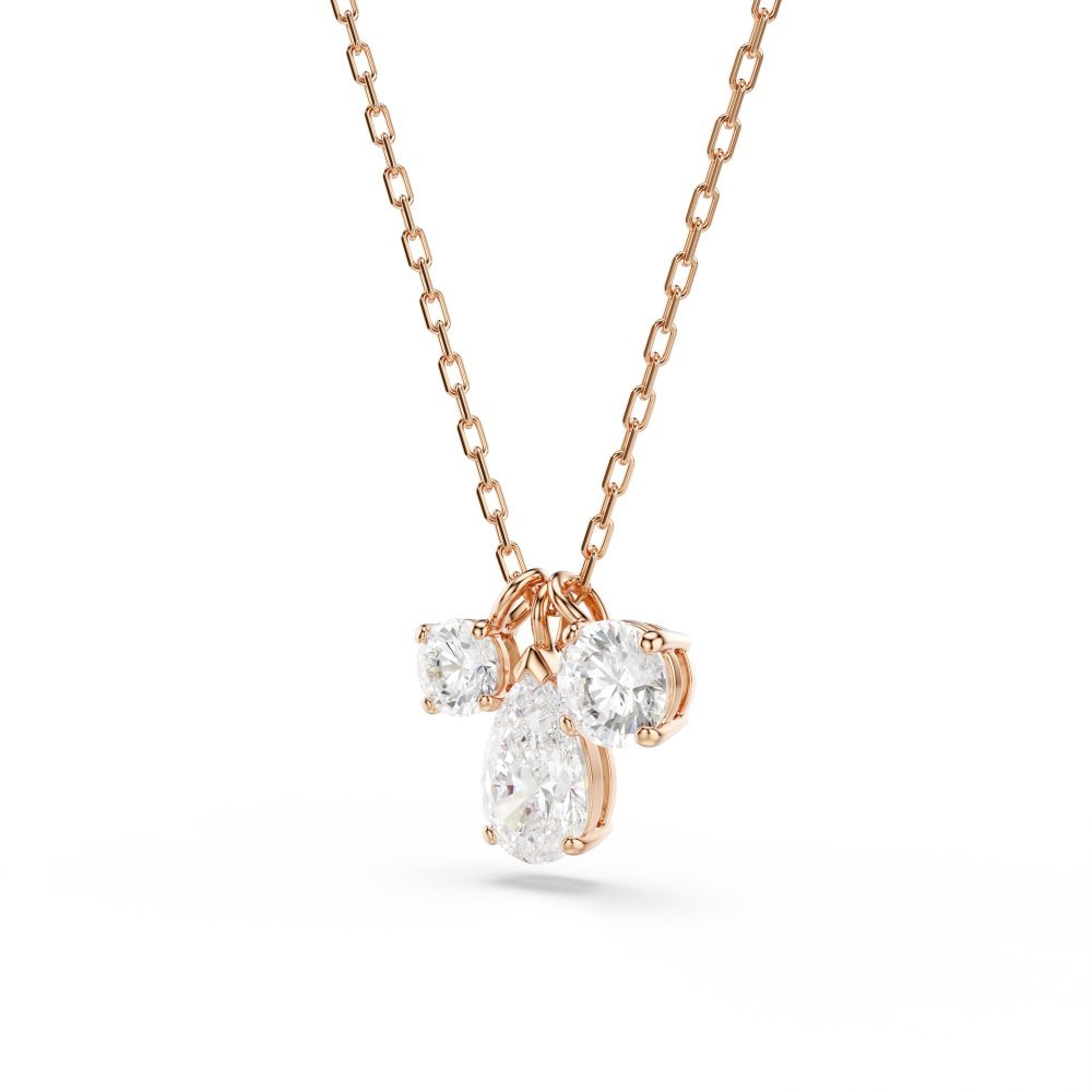 Swarovski - Pendente Mesmera - Zirconia Bianca - Oro Rosa
