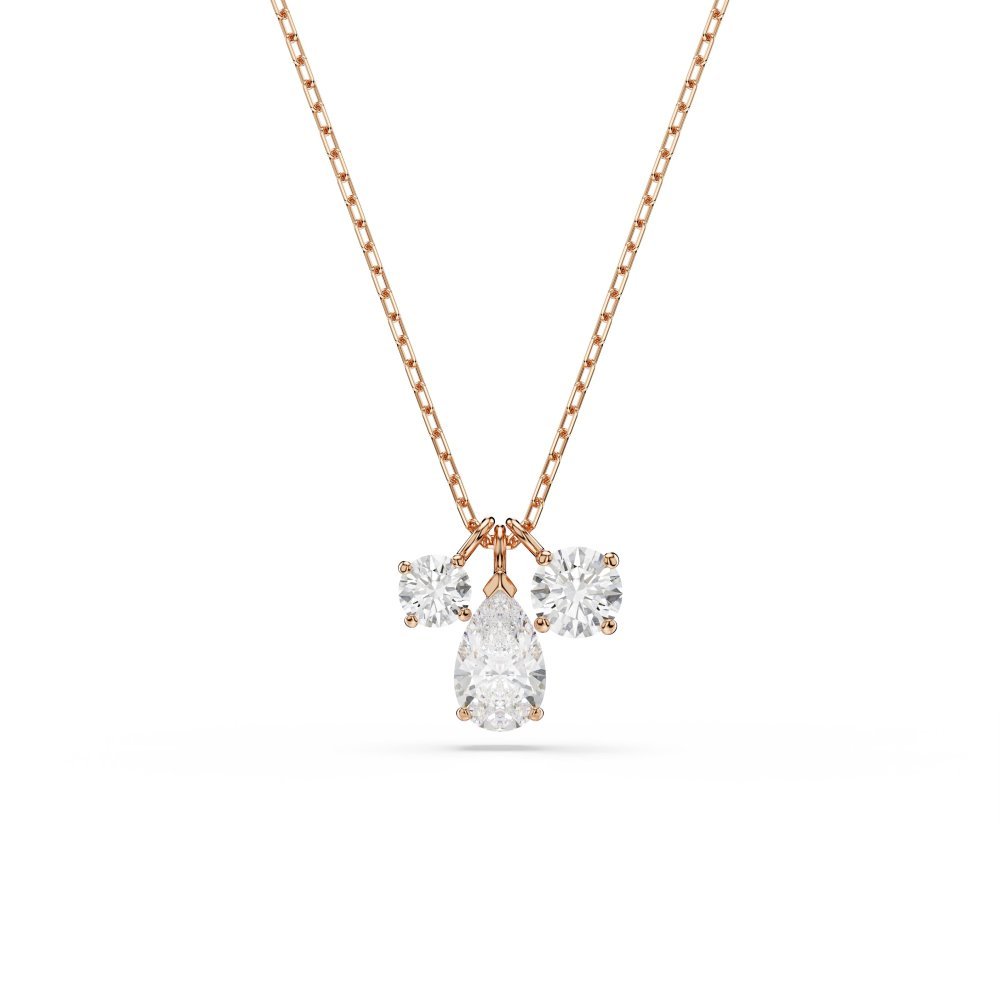 Swarovski - Pendente Mesmera - Zirconia Bianca - Oro Rosa