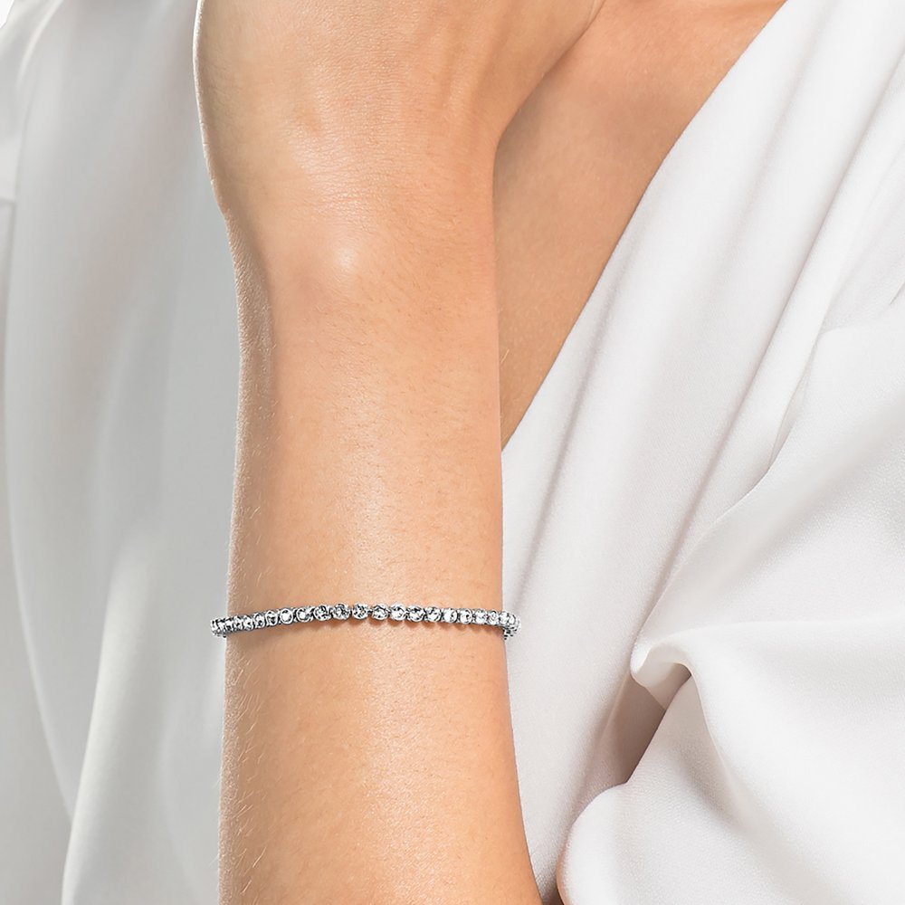 Swarovski - Bracciale Imber Emily - Cristalli Blu - Placcato Rodio