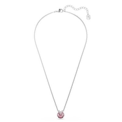 Swarovski - Pendente Bella V - Cristallo Rosa - Placcatura Rodio