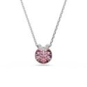 Swarovski - Pendente Bella V - Cristallo Rosa - Placcatura Rodio