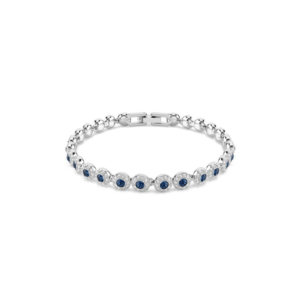 Swarovski - Bracciale Una Angelic - Blu - Taglio Round