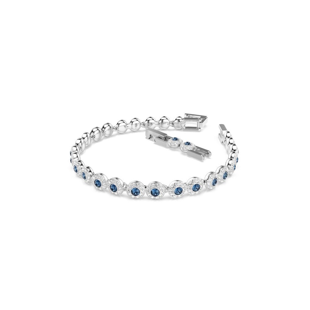 Swarovski - Bracciale Una Angelic - Blu - Taglio Round